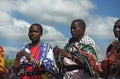 Colorful masai women