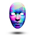 Colorful Mask. 3D Rendering