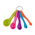 Colorful measuring spoons