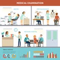 Colorful Medical Examination Infographic Template