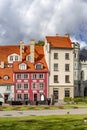 The Livu Square in Riga Old Town, Latvia