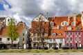 The Livu Square in Riga Old Town, Latvia