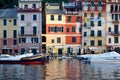 Colorful Mediterranean architecture in Portofino Royalty Free Stock Photo