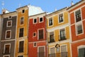 Colorful mediterranean houses Royalty Free Stock Photo