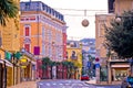 Colorful mediterranean street architecture of Opatija