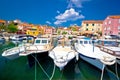 Colorful mediterranean village in Croatia Royalty Free Stock Photo