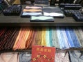 Colorful Men Ties Displayed for Sale. Collection of Colourful Shades of Ties at a Store