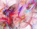 Colorful messy abstract image Royalty Free Stock Photo