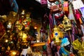 Colorful Metal Lamps, Arabic Handicraft, Tunis Medina Royalty Free Stock Photo