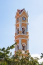 Colorful mexican architecture in Yucatan