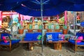 Colorful Mexican Restaurant on Beach Royalty Free Stock Photo