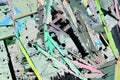 Colorful micro crystals in polarized light