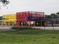 Colorful Middle School Building