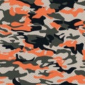 Colorful military camouflage