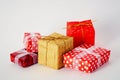 Colorful miniature gift boxes