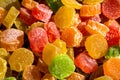 Colorful mix fruit jelly candy Royalty Free Stock Photo