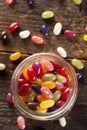 Colorful Mixed Fruity Jelly Beans
