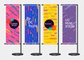Colorful modern design template for flyers and posters