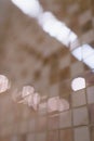 Colorful modern mosaic tile in a bathroom macro closeup shallow depth of field Royalty Free Stock Photo