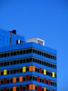 Colorful modern office building