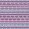 Colorful modern pink and green squares and stripes pattern