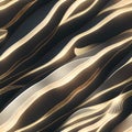 Colorful modern seamless wave pattern with black and gold