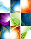 Colorful modern vector templates