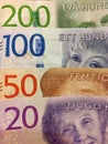 Swedish money Royalty Free Stock Photo