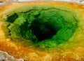 Colorful Morning Glory Pool At Upper Geyser Basin Yellowstone National Park Royalty Free Stock Photo