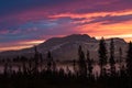 Scenic sunrise, Madison River, Wyoming Montana