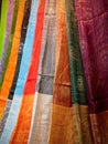 Colorful moroccan cloths Royalty Free Stock Photo