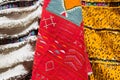 Colorful moroccan rugs on the market