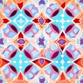 Colorful moroccan tiles and ornaments traditional patterns and designs for interior decoration Royalty Free Stock Photo