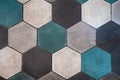 Colorful Mosaic. Ceramic Tiled Floor background, texture Royalty Free Stock Photo