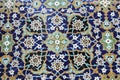 Colorful mosaic and ceramic tiles in the traditional Persian style on the wall Tomb of Sheikh Safi al-Din, Ardabil, Iran