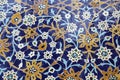 Colorful mosaic and ceramic tiles in the traditional Persian style on the wall Tomb of Sheikh Safi al-Din, Ardabil, northern Iran
