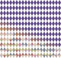 Multi-colored geometric pattern in gradient ultraviolet - the color trend 2018. Vector illustration. Royalty Free Stock Photo