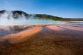 Colorful Mosaic at Grand Prismatic Spring Royalty Free Stock Photo