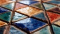 Colorful Mosaic Tile Pattern Royalty Free Stock Photo