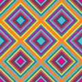 Colorful Mosaic Vector Kaleidoscopic Seamless Pattern