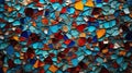 Colorful mosaic wall background. Colorful mosaic wall texture background. Royalty Free Stock Photo