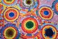Colorful mosaic wall Royalty Free Stock Photo