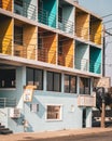 Colorful motel in Wildwood, New Jersey