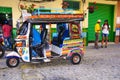 Colorful mototaxi in Guatape