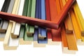 Colorful mouldings