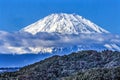 Colorful Mount Fuji Lookout Cloud Hiratsuka Kanagawa Japan Royalty Free Stock Photo