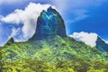 Colorful Mount Tohivea Highest Mountain Moorea Tahiti