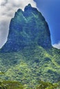 Colorful Mount Tohivea Highest Mountain Moorea Tahiti