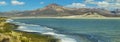 Colorful mountains and lake in Salar de Surire