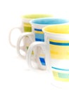 Colorful mugs Royalty Free Stock Photo